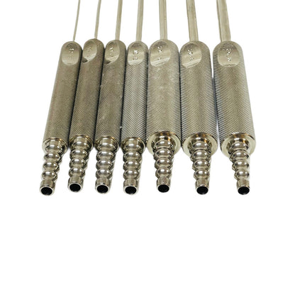 Standard Double Port Liposuction Cannula Lot Of 7