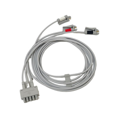 CAREFUSION 412682-002 Multi-Link ECG Leadwire 3-lead, Grabber, AHA, 130 cm