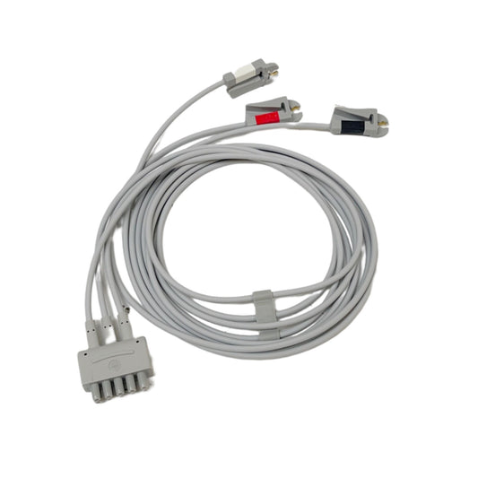 CAREFUSION 412682-002 Multi-Link ECG Leadwire 3-lead, Grabber, AHA, 130 cm