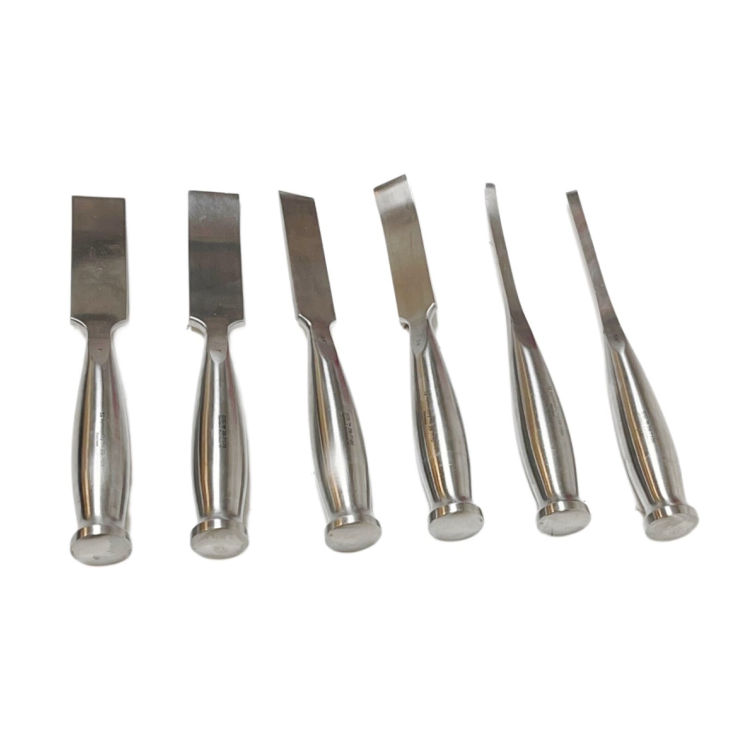 Symmetry / SSI Smith-Peterson Osteotomes (Lot Of 6 Straight & Curved) W/ Case