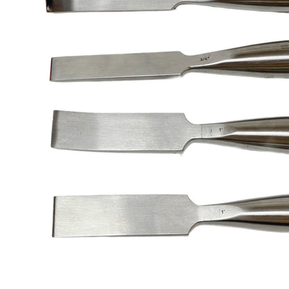 Symmetry / SSI Smith-Peterson Osteotomes (Lot Of 6 Straight & Curved) W/ Case