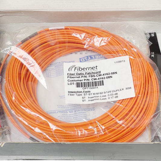 FIBERNET P/N: FBS-CW-4162-08N OR CW-4162-08N Fiber Optic Patchcord For Carto