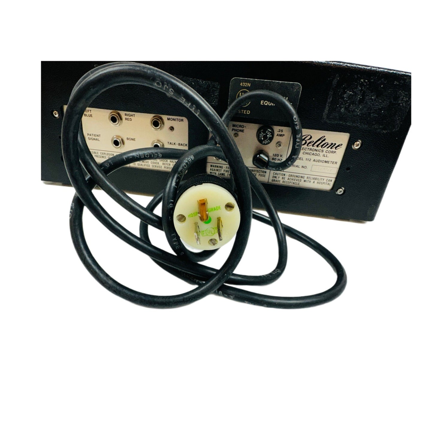 Beltone Electronics Ref 112 Audiometer For Parts/ Not Working