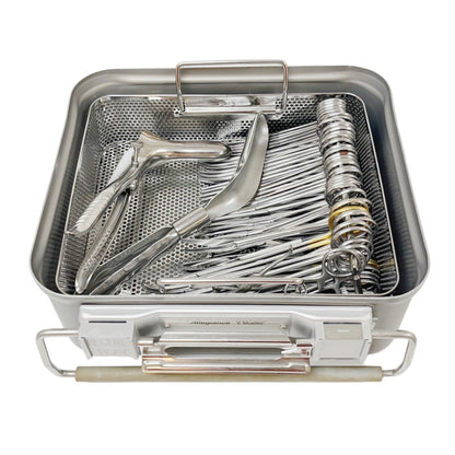 V. Mueller / Pilling  59 Pieces Rectal Instrument Tray w/ Sterilization Case