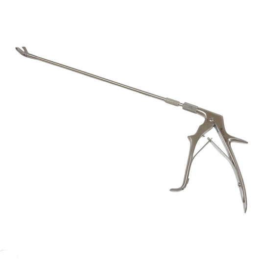 Integra Miltex 28-400 Pistol Grip Spring Handle W/ 28-414 Angled Biopsy Forceps