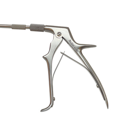 Integra Miltex 28-400 Pistol Grip Spring Handle W/ 28-414 Angled Biopsy Forceps