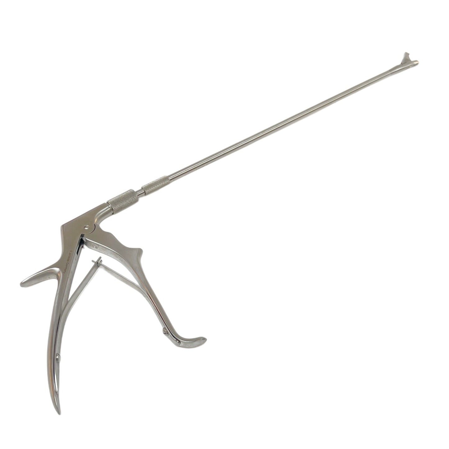 Integra Miltex 28-400 Pistol Grip Spring Handle W/ 28-414 Angled Biopsy Forceps