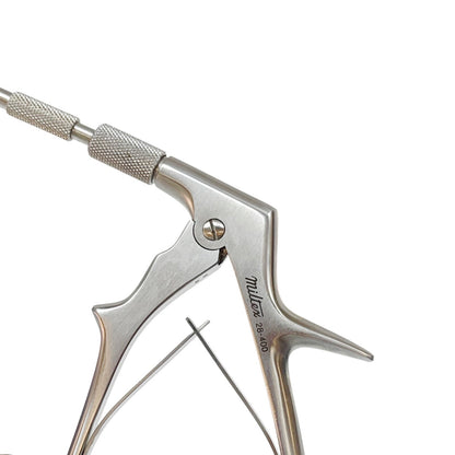 Integra Miltex 28-400 Pistol Grip Spring Handle W/ 28-414 Angled Biopsy Forceps