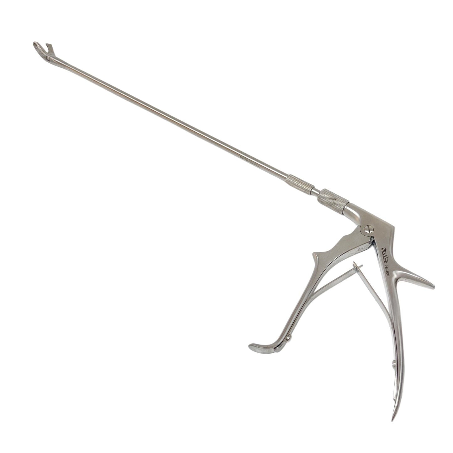 Integra Miltex 28-400 Pistol Grip Spring Handle W/ 28-414 Angled Biopsy Forceps