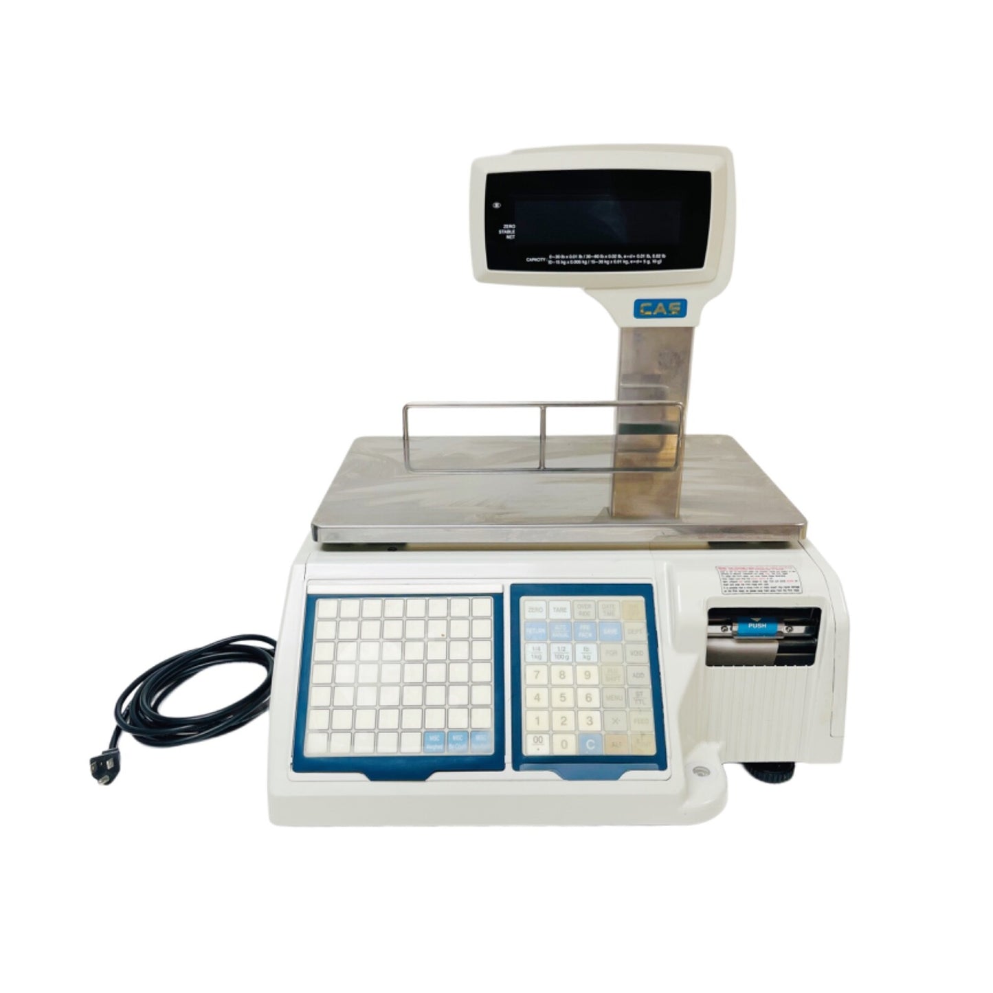 CAS CORPORATION LP-II Retail-Deli Thermal Label Printing Weighing Scale