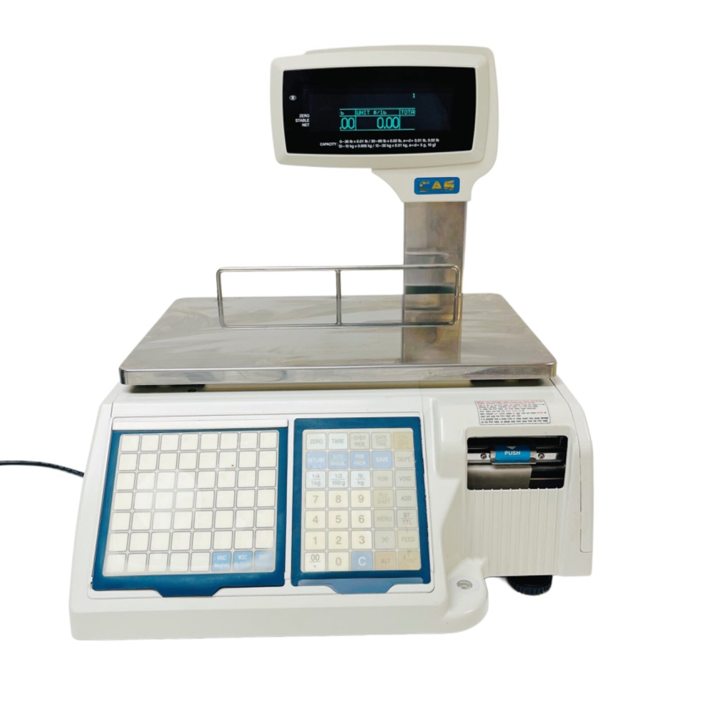 CAS CORPORATION LP-II Retail-Deli Thermal Label Printing Weighing Scale
