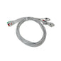GE 2106391-002 ECG Leadwire Set 5-lead, grabber, AHA, 130 cm / 51 in ( LOT OF 2)