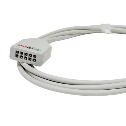 FMT E204-5060/0A Reusable Patient ECG Cable For GE MARQUETTE
