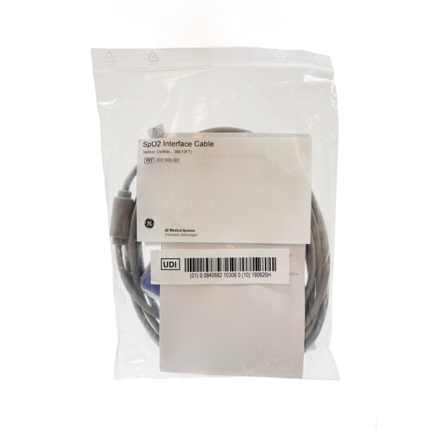 GE MEDICAL 2021406-001 SpO2 Interconnect OEM cable 3m/10ft