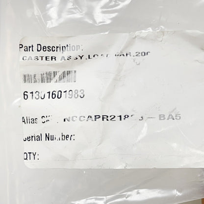 Getinge USA REF 61301601983 Caster Assembly, Load Car 200