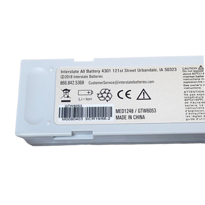 Interstate MED1248 11.1V 4400mAh 49Wh Li-ion Battery For Mindray Monitor