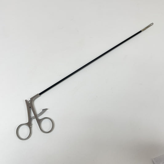 JARIT 615-152 Tenaculum Forcep w/Ratchet, Single Tooth, Insulated, 5mm, 13-3/4"