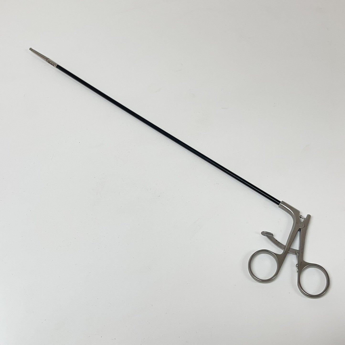 JARIT 615-152 Tenaculum Forcep w/Ratchet, Single Tooth, Insulated, 5mm, 13-3/4"