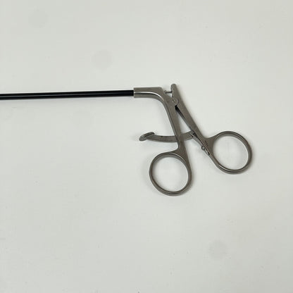 JARIT 615-152 Tenaculum Forcep w/Ratchet, Single Tooth, Insulated, 5mm, 13-3/4"