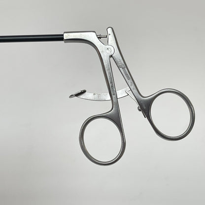 JARIT 615-152 Tenaculum Forcep w/Ratchet, Single Tooth, Insulated, 5mm, 13-3/4"