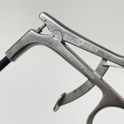 JARIT 615-152 Tenaculum Forcep w/Ratchet, Single Tooth, Insulated, 5mm, 13-3/4"