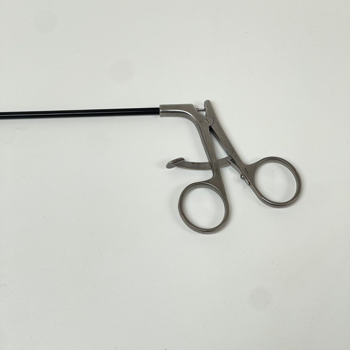 JARIT 615-152 Tenaculum Forcep w/Ratchet, Single Tooth, Insulated, 5mm, 13-3/4"