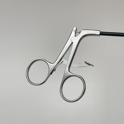JARIT 615-152 Tenaculum Forcep w/Ratchet, Single Tooth, Insulated, 5mm, 13-3/4"