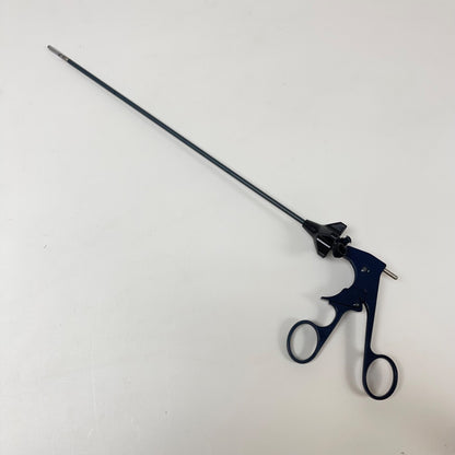 Surgical Wave Grasping Forceps,  5mm w/ Rotating Metal Handle