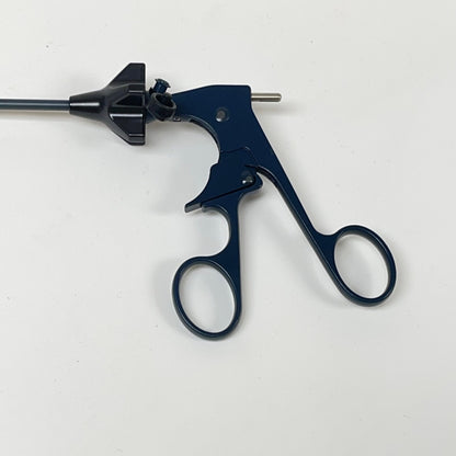 Surgical Wave Grasping Forceps,  5mm w/ Rotating Metal Handle