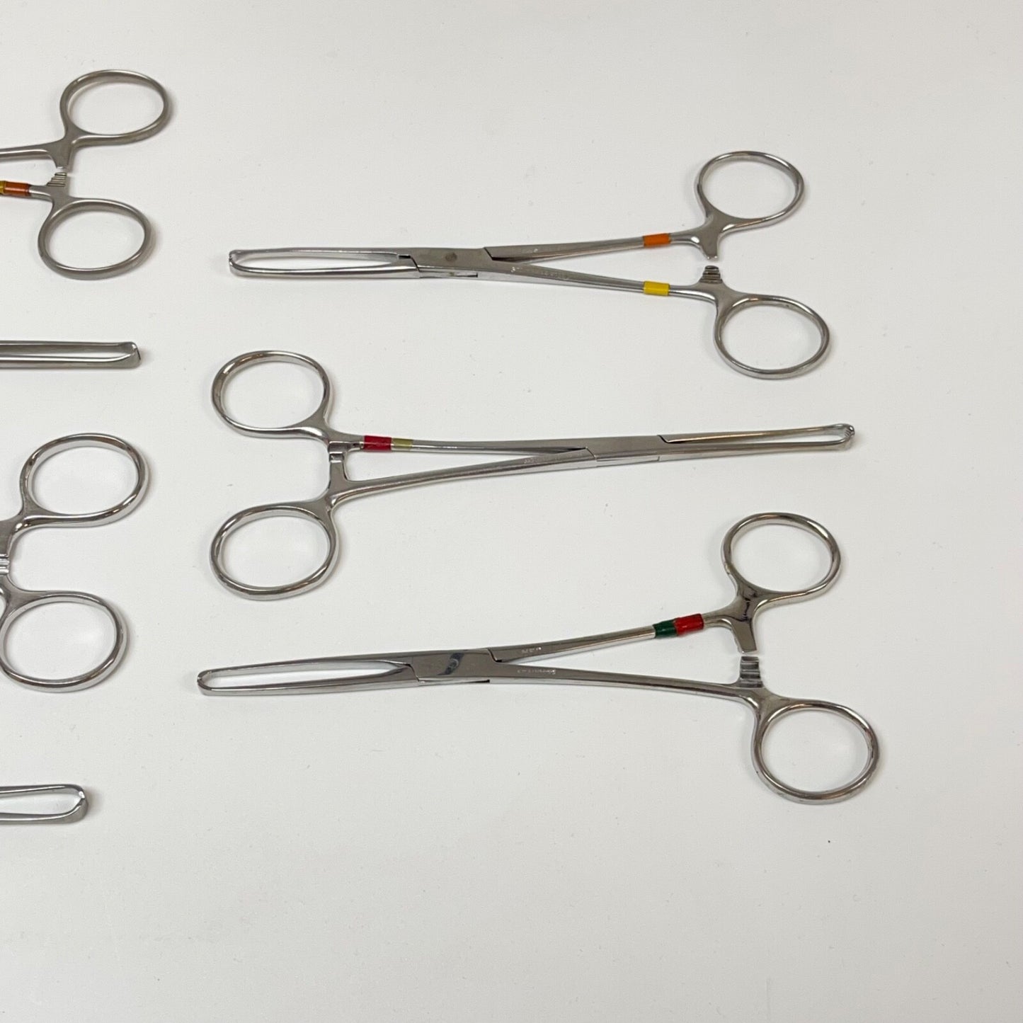 v. mueller / sklar / other Tissue Forceps Allis 6 Inch Length ( Lot of 7 )