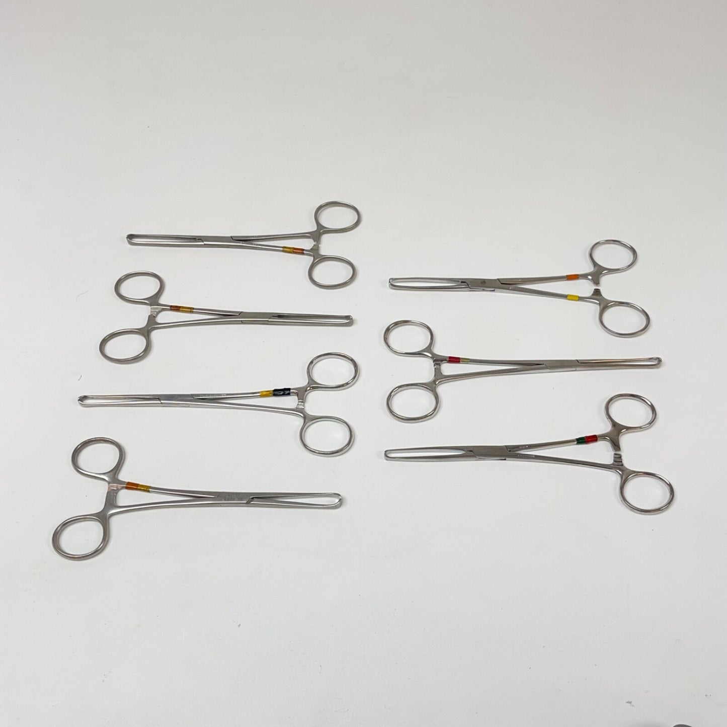v. mueller / sklar / other Tissue Forceps Allis 6 Inch Length ( Lot of 7 )