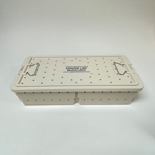V. Mueller SHADOW-LINE McCULLOCH OFFSET LUMBAR RETRACTOR SYS INSTRUMENT'S CASE