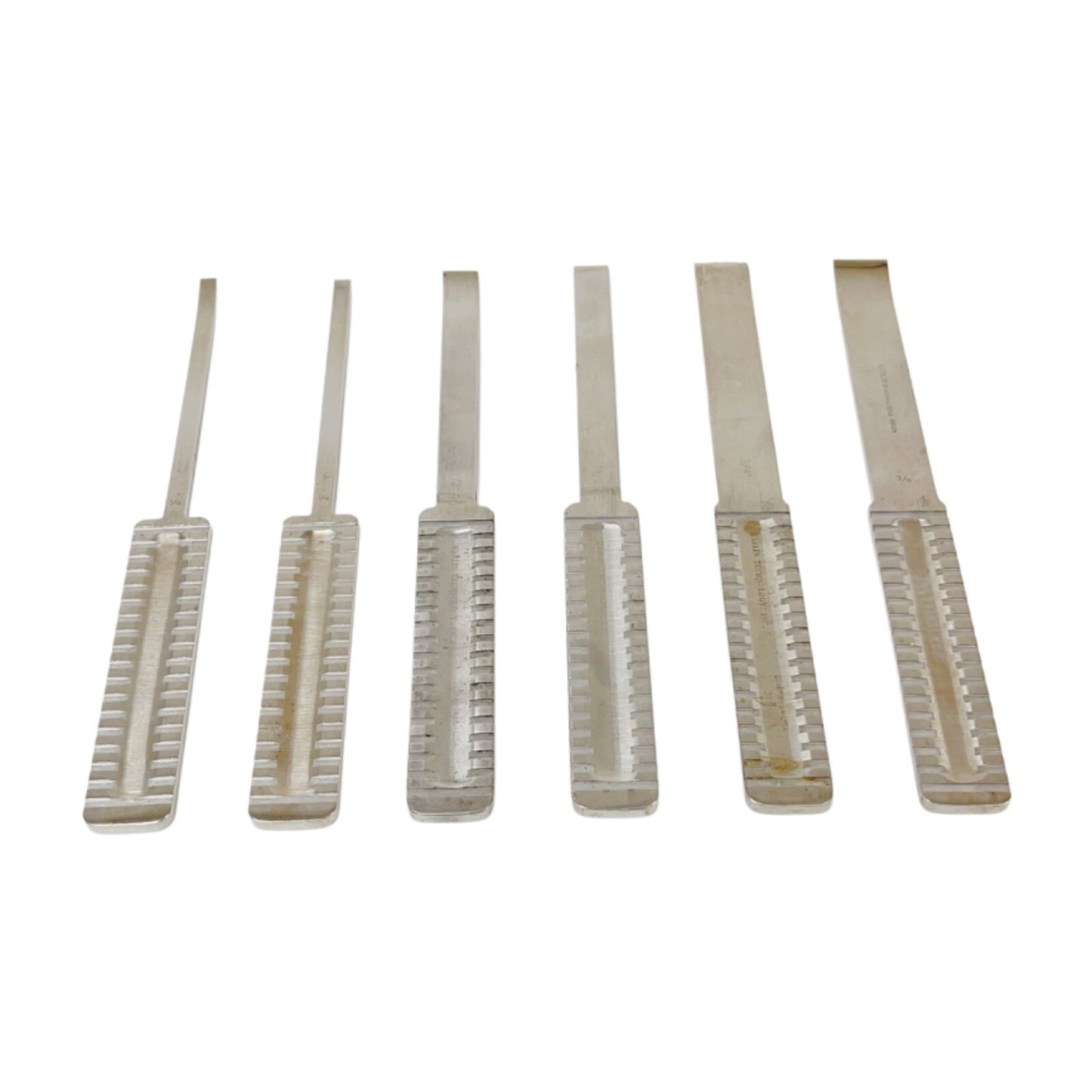 Codman 46-3060 Karlin Straight Stiletto Osteotome Set W/ Sterilization Case