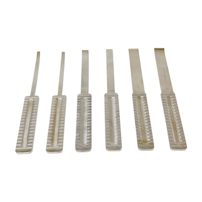 Codman 46-3060 Karlin Straight Stiletto Osteotome Set W/ Sterilization Case