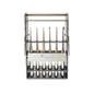 ZIMMER BRUN CUP Curette - Hollow Handle SET OF 6 with Sterilization Rack