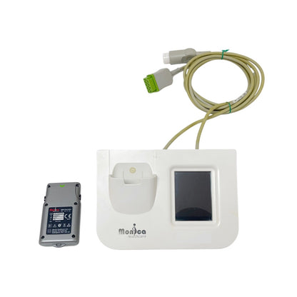 GE MONICA 105-PT-001 IF24 MONITOR W/ AN24 Fetal Monitor Portable AS IS UNTESTED