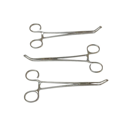 BOSS SURGICAL 95-2006 Allis Coakley Tonsil Forceps Strong Curve ( LOT OF 3 )