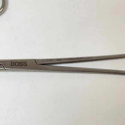 BOSS SURGICAL 95-2006 Allis Coakley Tonsil Forceps Strong Curve ( LOT OF 3 )