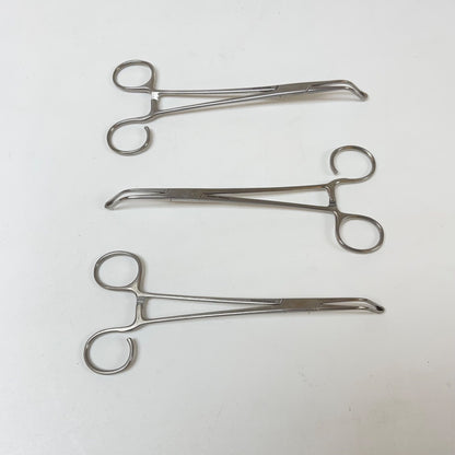 BOSS SURGICAL 95-2006 Allis Coakley Tonsil Forceps Strong Curve ( LOT OF 3 )