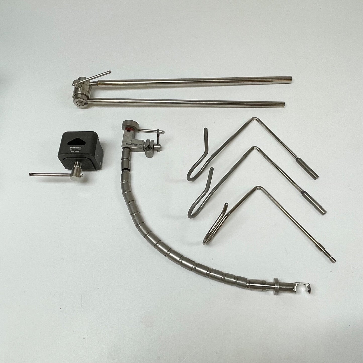 MEDIFLEX 0508R FLEXARM PLUS SYSTEM ( RAIL CLAMP, FLEXARM, LONG REACH ARM ,HOOKS)