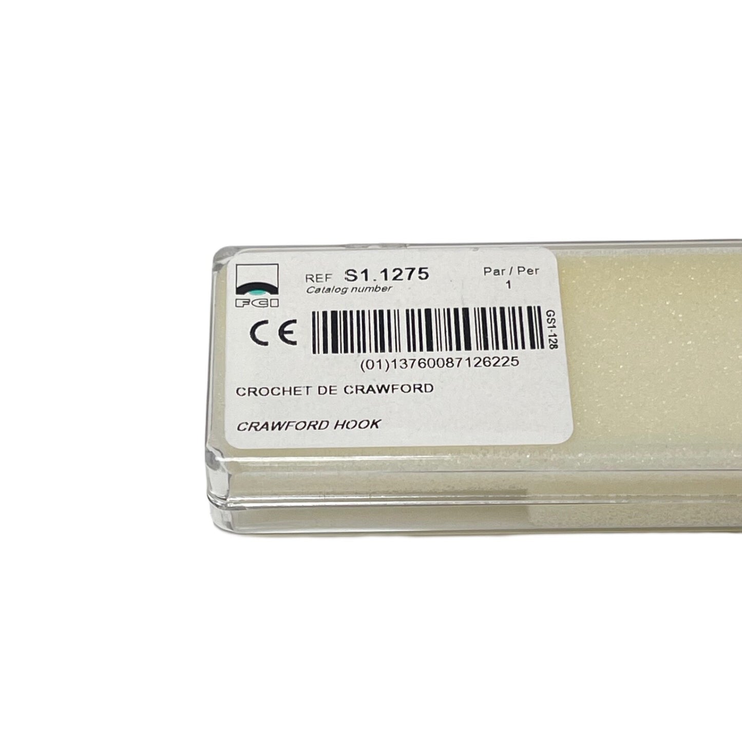 FCI ZEISS S1.1275 CRAWFORD HOOK Stainless steel reusable