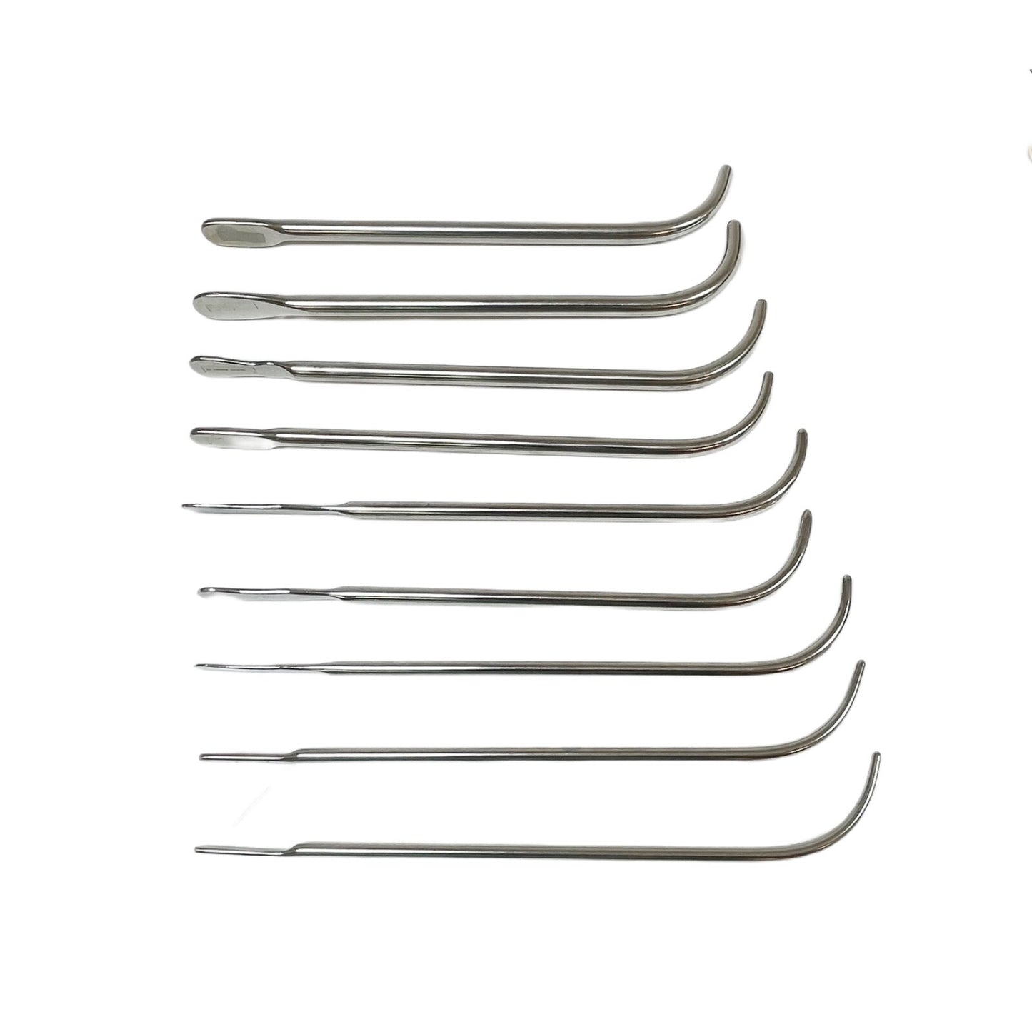V. Mueller / Pilling Van-Buren Urethral Sound Dilators Size 16 To 32 (Set Of 9)