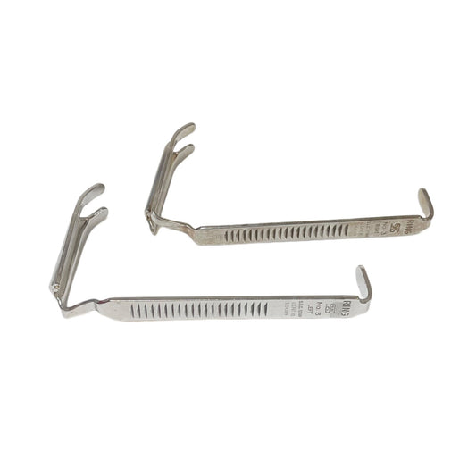 S.L.C. UTAH 3.154.069 No 3 Right & Left Tongue Retractor Set OR GRADE