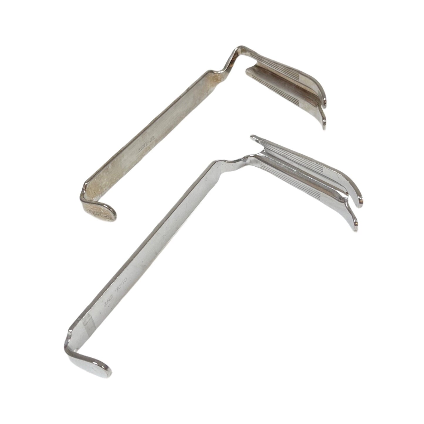 S.L.C. UTAH 3.154.069 No 3 Right & Left Tongue Retractor Set OR GRADE