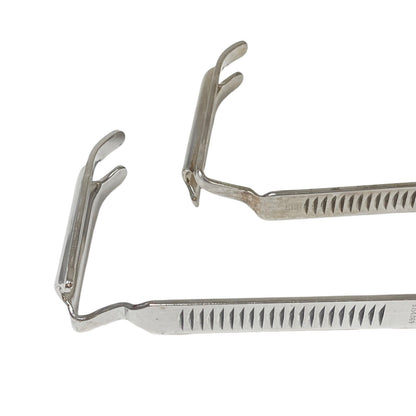 S.L.C. UTAH 3.154.069 No 3 Right & Left Tongue Retractor Set OR GRADE