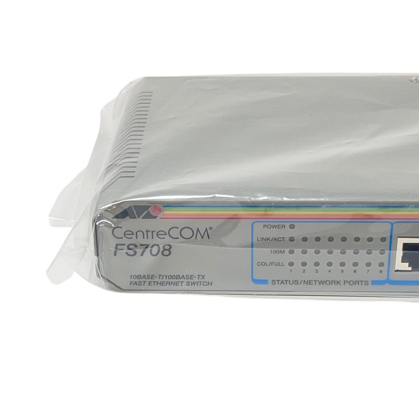 Allied TELESIS AT-ES708-10 CentreCom Unmanaged Fast Ethernet Switch