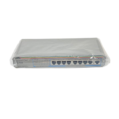 Allied TELESIS AT-ES708-10 CentreCom Unmanaged Fast Ethernet Switch