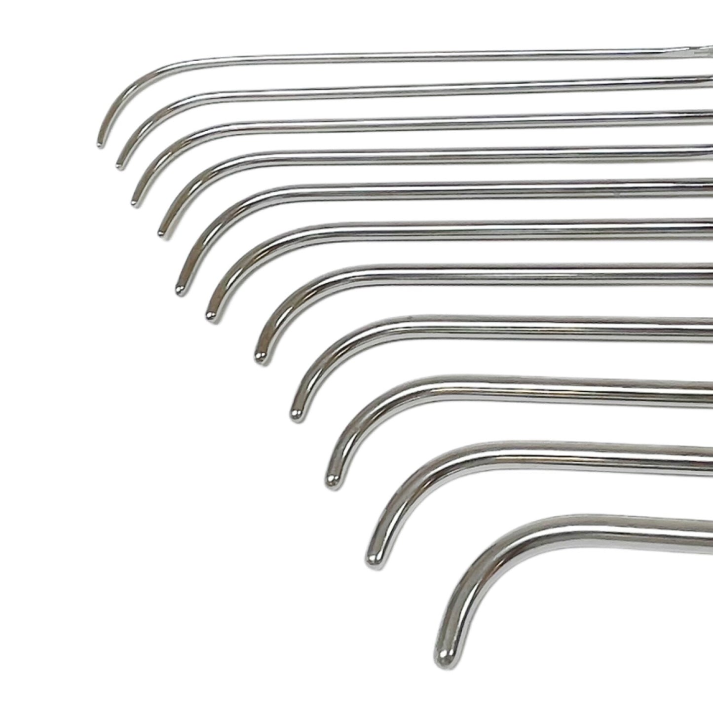 SKLAR / WESTERN B. / DITTMAR Urethral Sound Van Buren 12-32 Fr. (11 QTY)