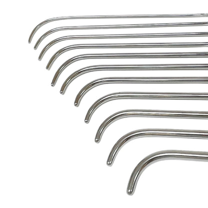 SKLAR / WESTERN B. / DITTMAR Urethral Sound Van Buren 12-32 Fr. (11 QTY)