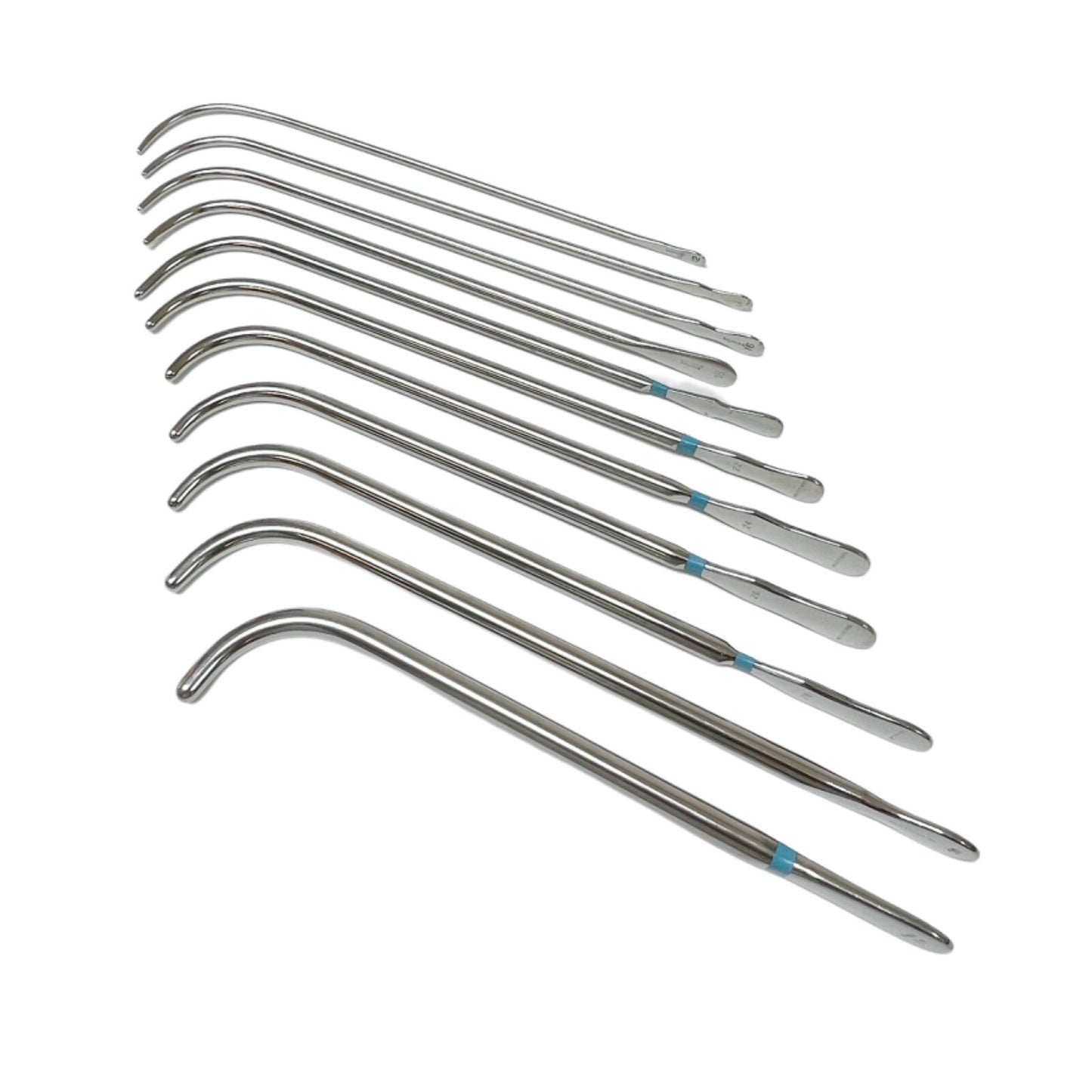 SKLAR / WESTERN B. / DITTMAR Urethral Sound Van Buren 12-32 Fr. (11 QTY)